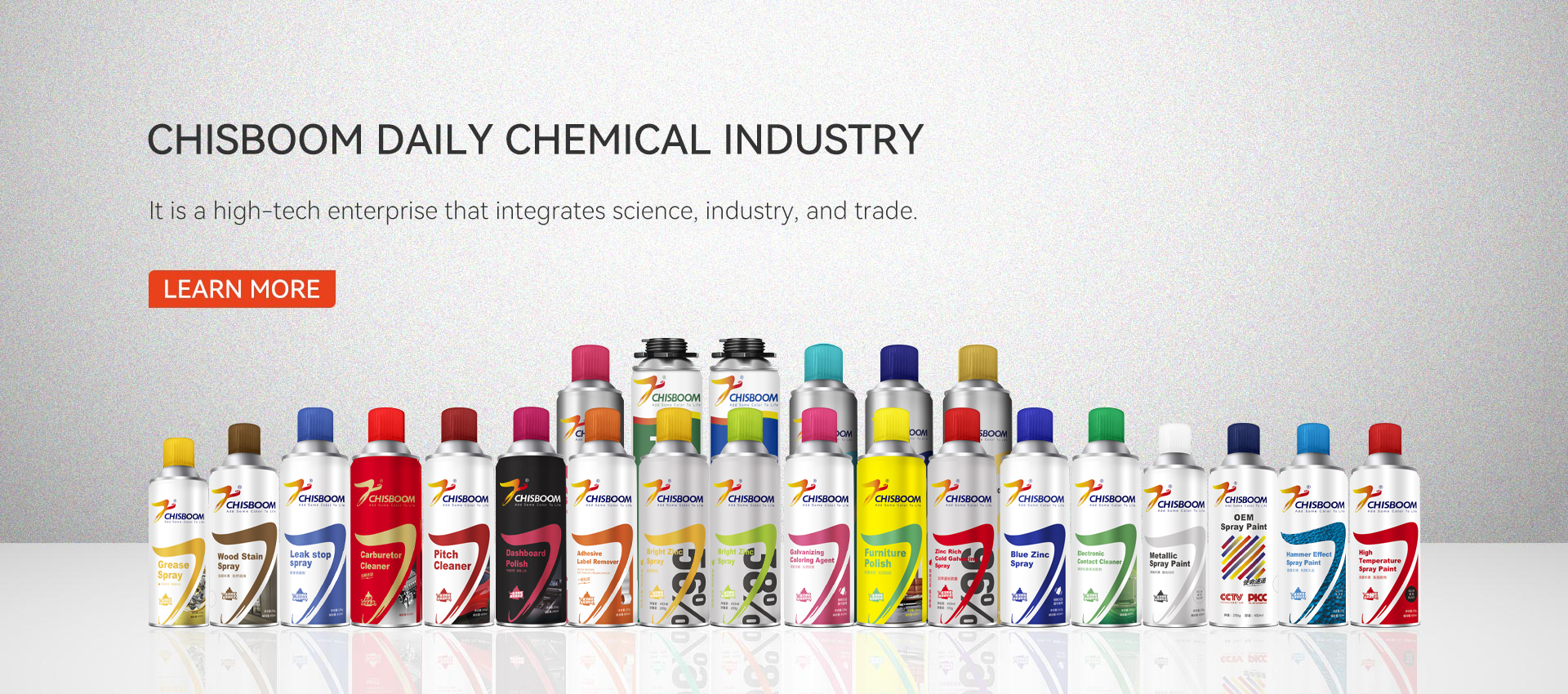 Etibar Aerosol Sprey Paint istehsalçısı Chisboom